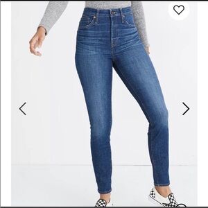 Madewell Curvy High-Waisted Blue Jeans